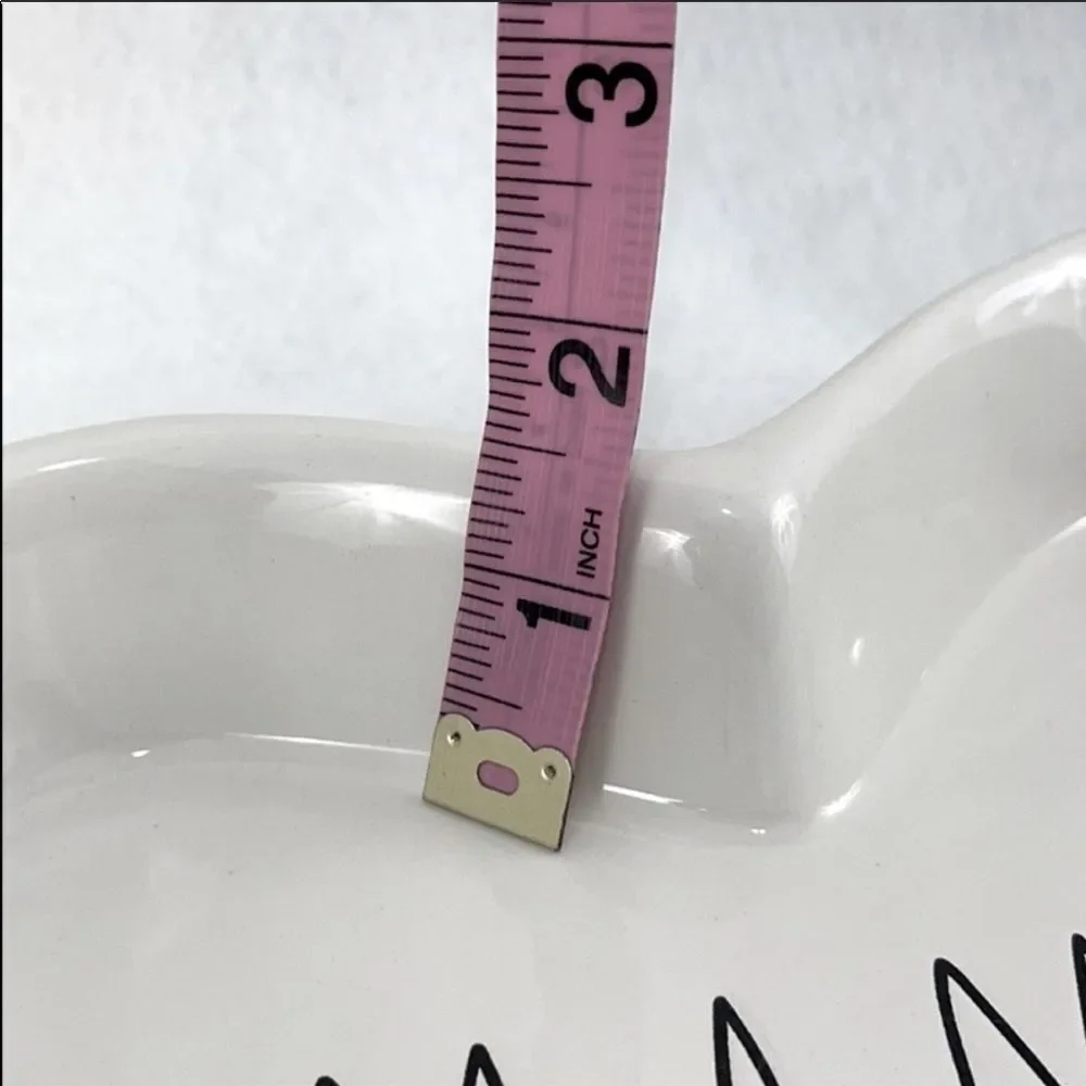 Rae Dunn MAMA Heart Shaped Ceramic Trinket Dish White NWT